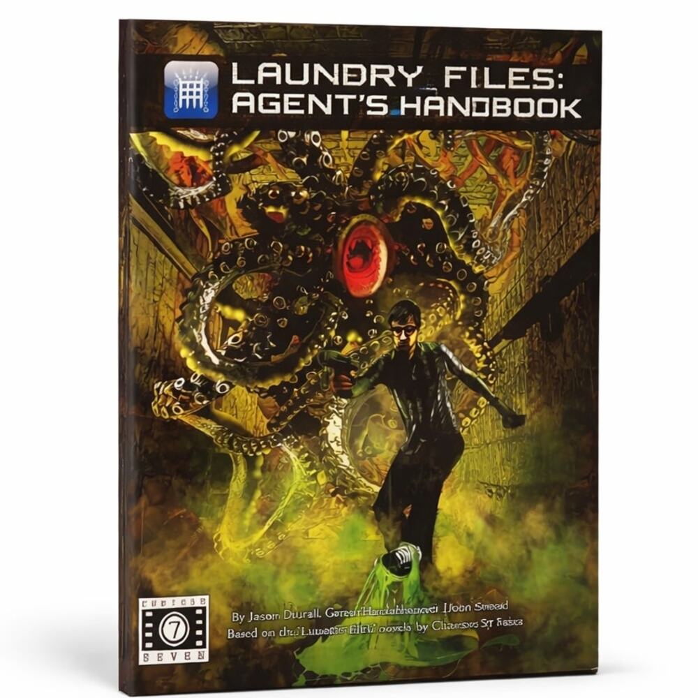 Laundry files agent's handbook RPG core book cubicle 7 modern horror roleplaying